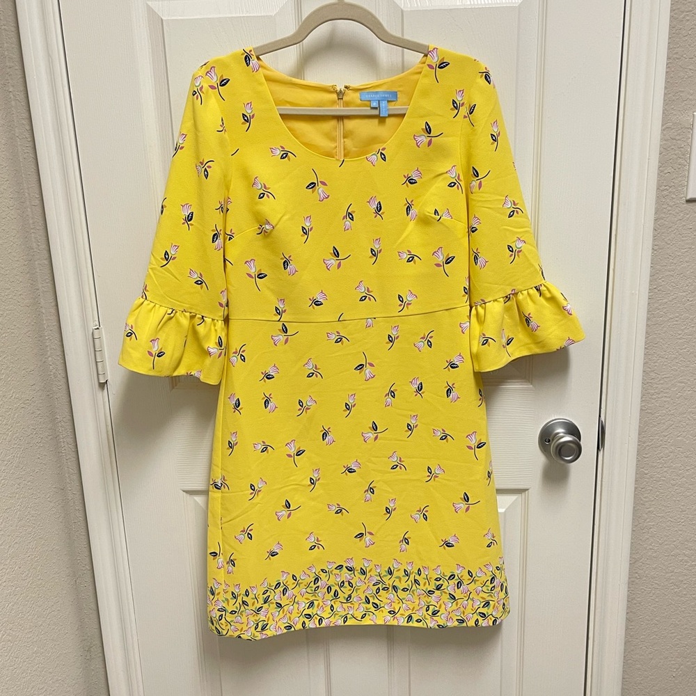Draper James Yellow Floral Dress